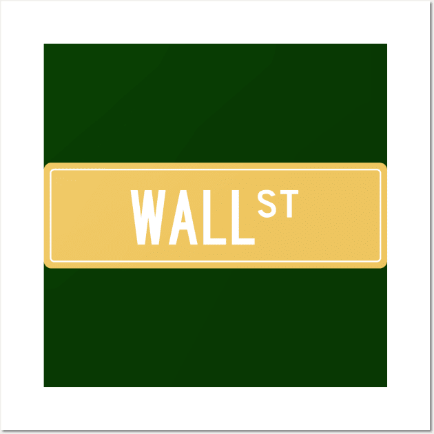 Wall st yellow Wall Art by annacush